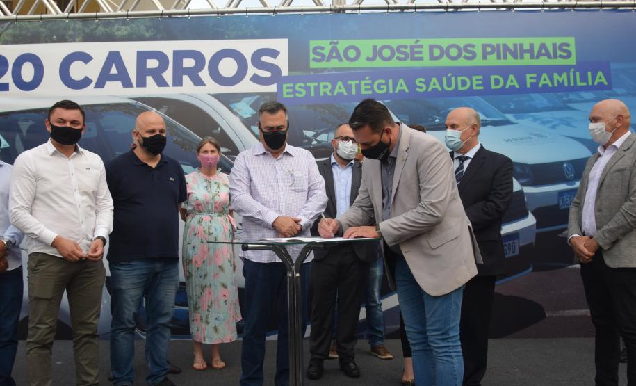 Sesa entrega 20 veículos para a Estratégia da Saúde da Família (ESF) a São José dos Pinhais