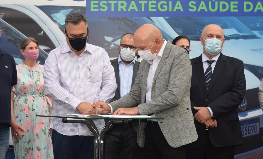 Sesa entrega 20 veículos para a Estratégia da Saúde da Família (ESF) a São José dos Pinhais