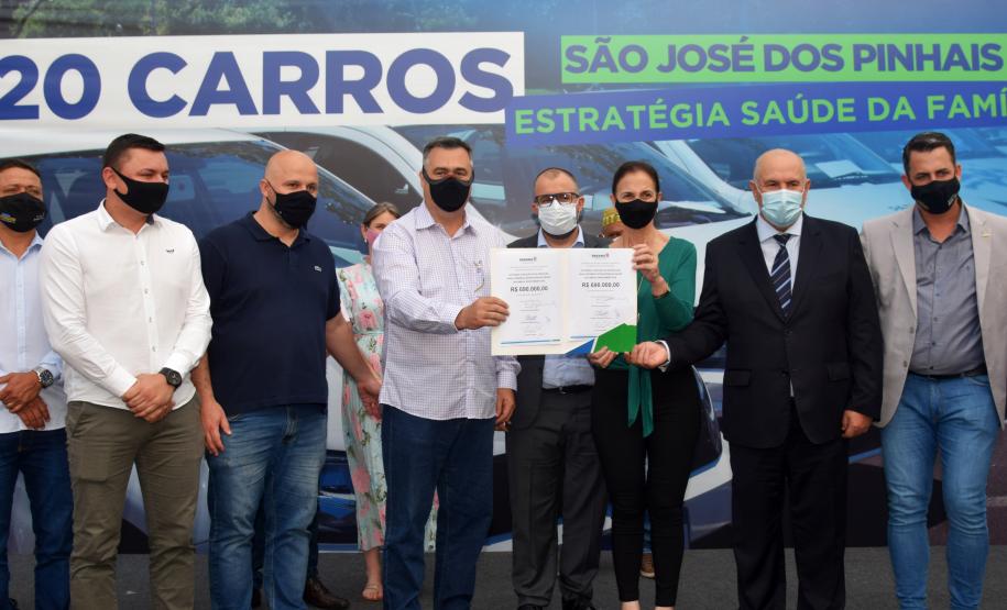 Sesa entrega 20 veículos para a Estratégia da Saúde da Família (ESF) a São José dos Pinhais