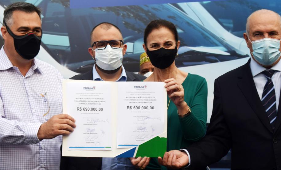 Sesa entrega 20 veículos para a Estratégia da Saúde da Família (ESF) a São José dos Pinhais
