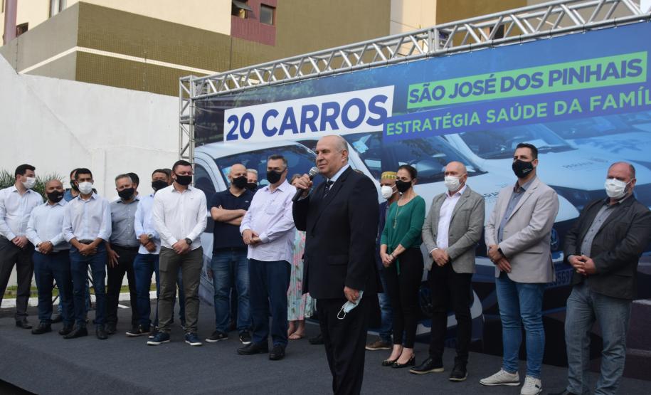 Sesa entrega 20 veículos para a Estratégia da Saúde da Família (ESF) a São José dos Pinhais