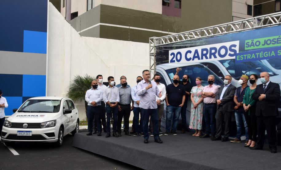 Sesa entrega 20 veículos para a Estratégia da Saúde da Família (ESF) a São José dos Pinhais