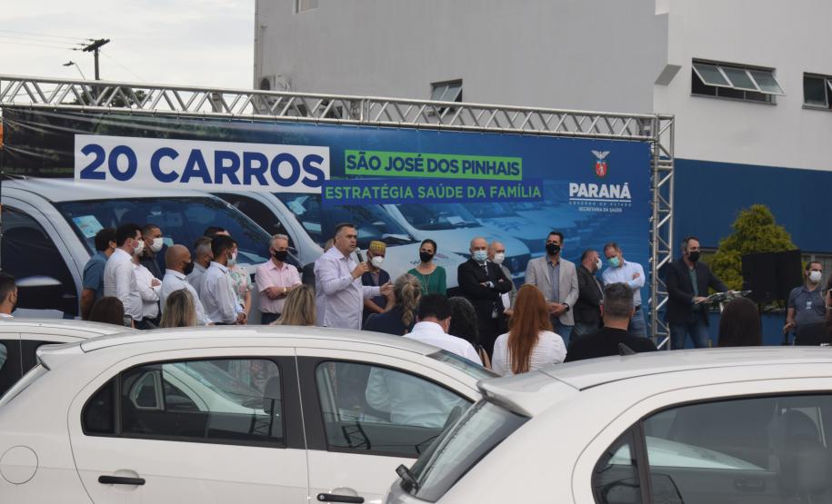 Sesa entrega 20 veículos para a Estratégia da Saúde da Família (ESF) a São José dos Pinhais