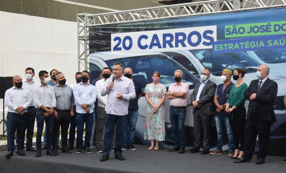 Sesa entrega 20 veículos para a Estratégia da Saúde da Família (ESF) a São José dos Pinhais