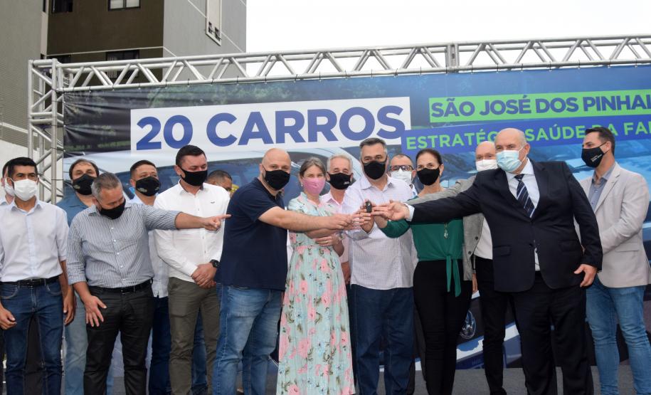 Sesa entrega 20 veículos para a Estratégia da Saúde da Família (ESF) a São José dos Pinhais