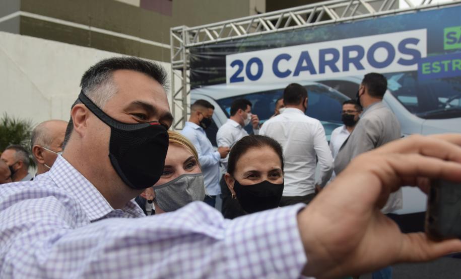 Sesa entrega 20 veículos para a Estratégia da Saúde da Família (ESF) a São José dos Pinhais