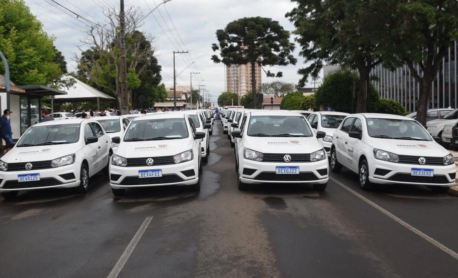 Governo entrega 67 veículos para Saúde de Guarapuava e Região