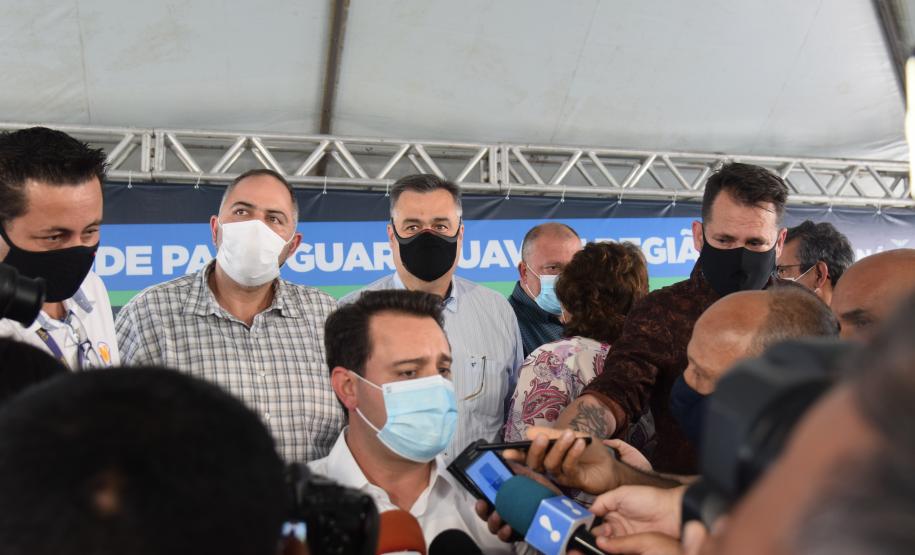 Governo entrega 67 veículos para Saúde de Guarapuava e Região