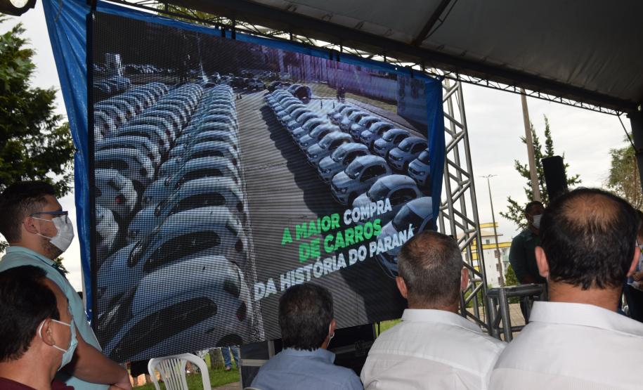 Governo entrega 67 veículos para Saúde de Guarapuava e Região