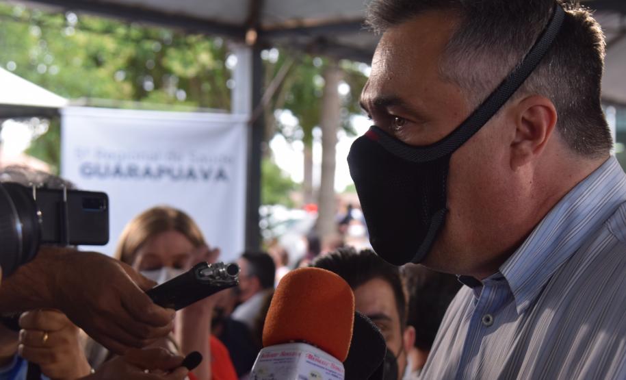 Governo entrega 67 veículos para Saúde de Guarapuava e Região