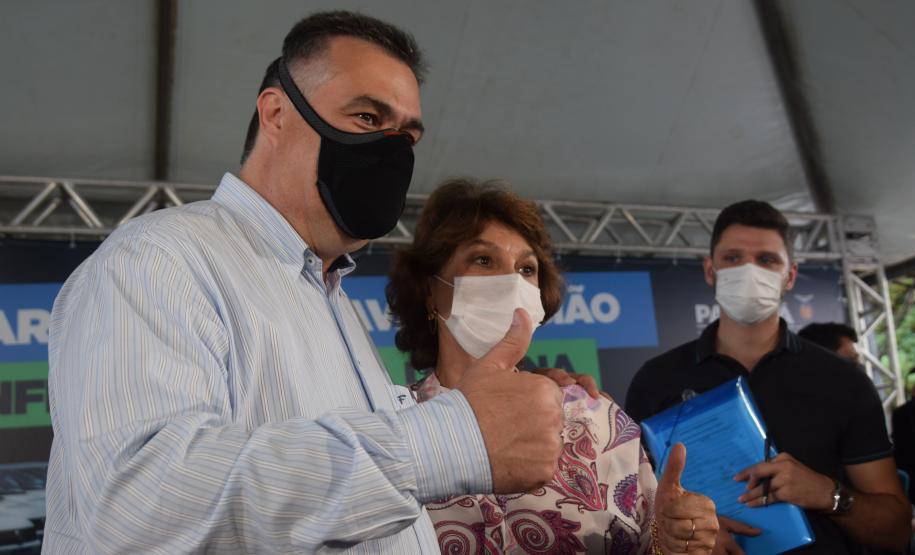 Governo entrega 67 veículos para Saúde de Guarapuava e Região