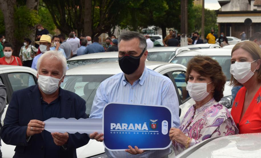 Governo entrega 67 veículos para Saúde de Guarapuava e Região