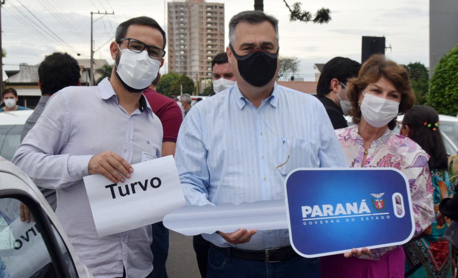 Governo entrega 67 veículos para Saúde de Guarapuava e Região