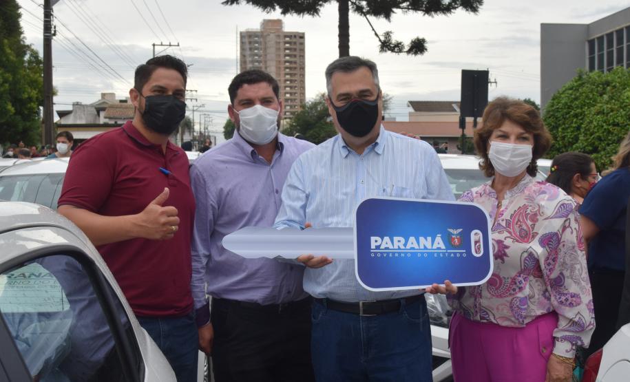 Governo entrega 67 veículos para Saúde de Guarapuava e Região
