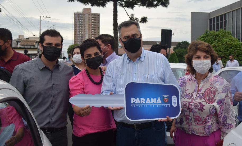 Governo entrega 67 veículos para Saúde de Guarapuava e Região