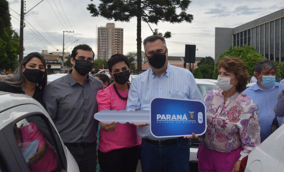 Governo entrega 67 veículos para Saúde de Guarapuava e Região