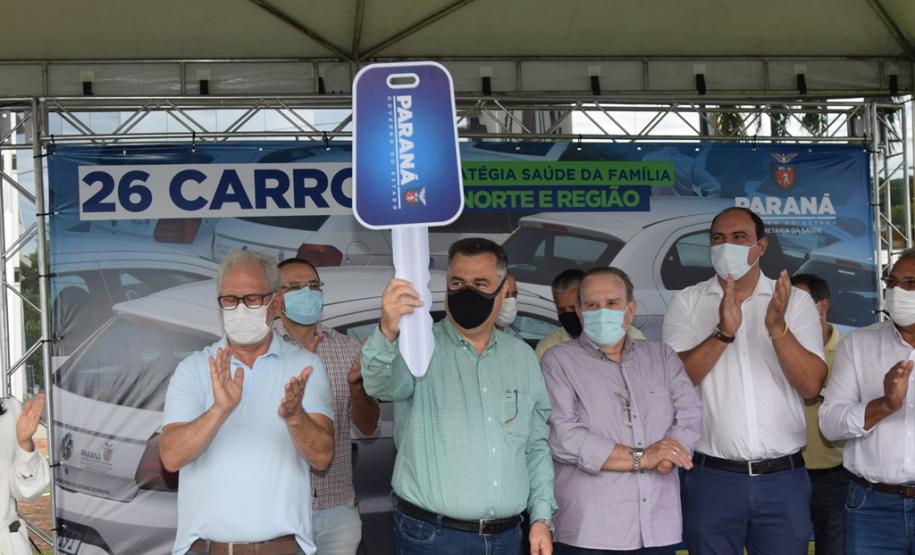 Estado entrega 26 veículos e assina convênio de R$ 5 milhões em Cianorte