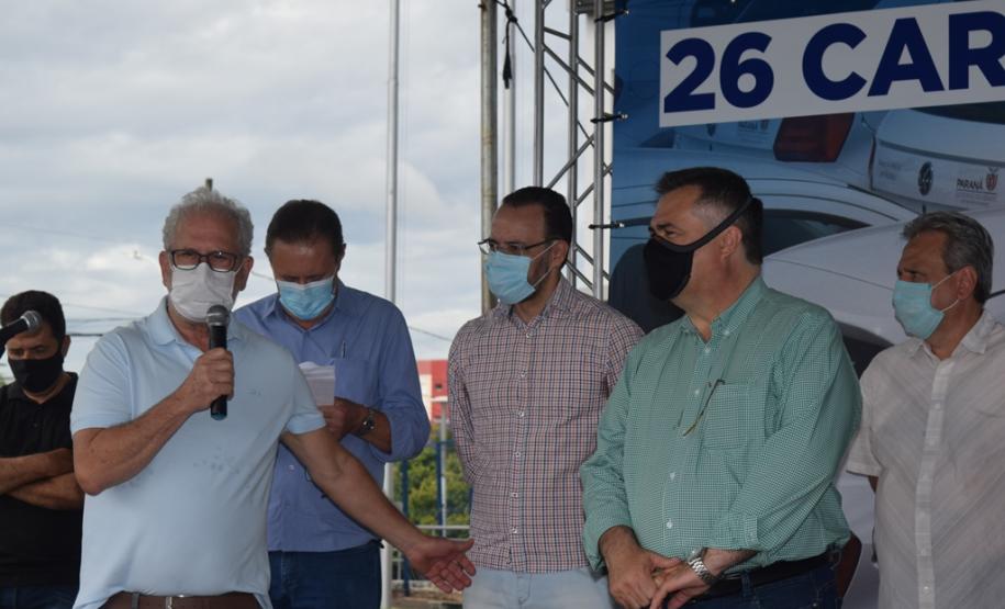 Estado entrega 26 veículos e assina convênio de R$ 5 milhões em Cianorte