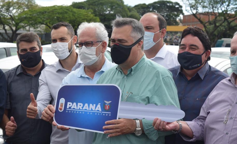 Estado entrega 26 veículos e assina convênio de R$ 5 milhões em Cianorte