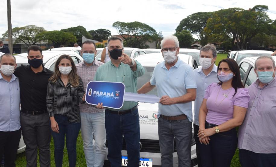 Estado entrega 26 veículos e assina convênio de R$ 5 milhões em Cianorte