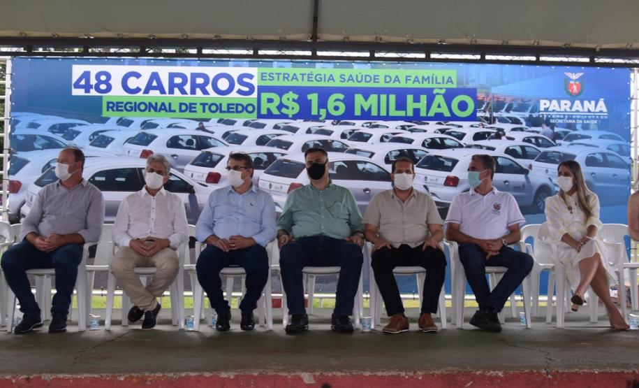 48 automóveis para a Saúde da Família são entregues em Toledo