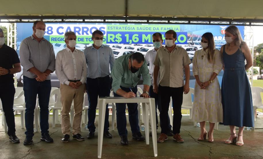 48 automóveis para a Saúde da Família são entregues em Toledo