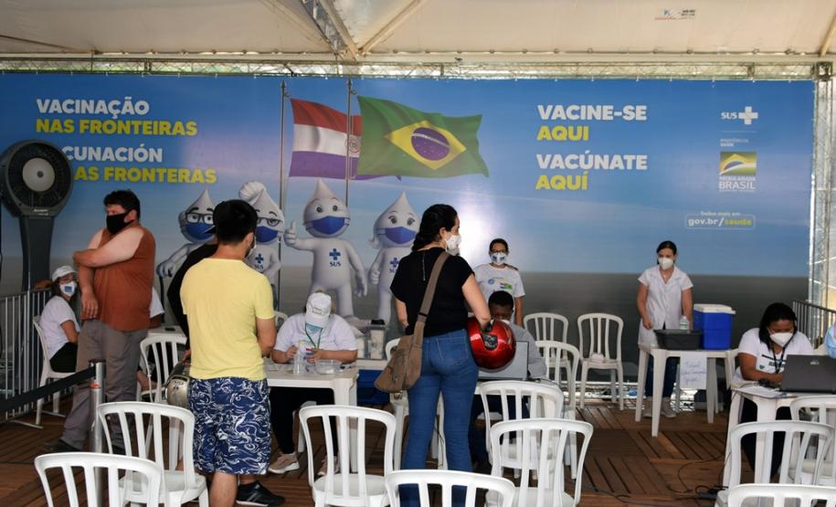 Vacinação nas Fronteiras Foz do Iguaçu 19/11/2021