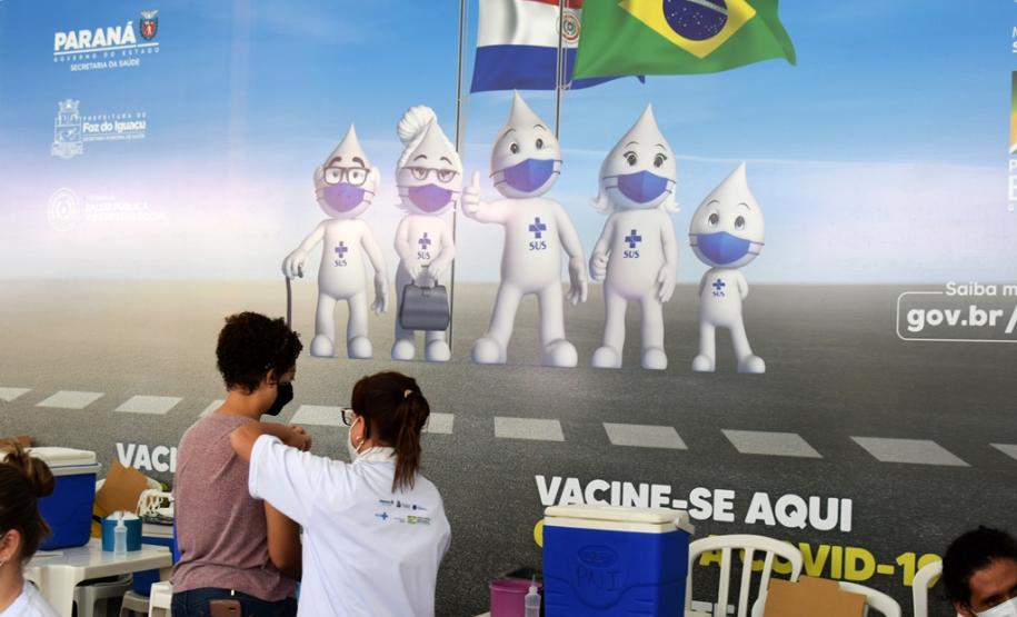 Vacinação nas Fronteiras Foz do Iguaçu 19/11/2021
