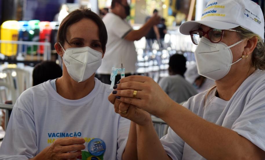 Vacinação nas Fronteiras Foz do Iguaçu 19/11/2021