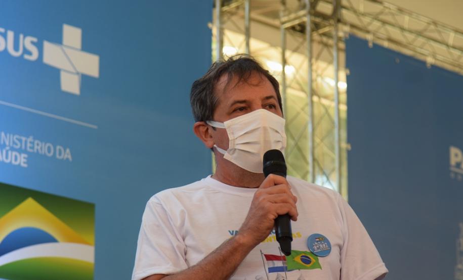 Paraná e Ministérios da Saúde do Brasil e Paraguai realizam testagem e vacinação na fronteira