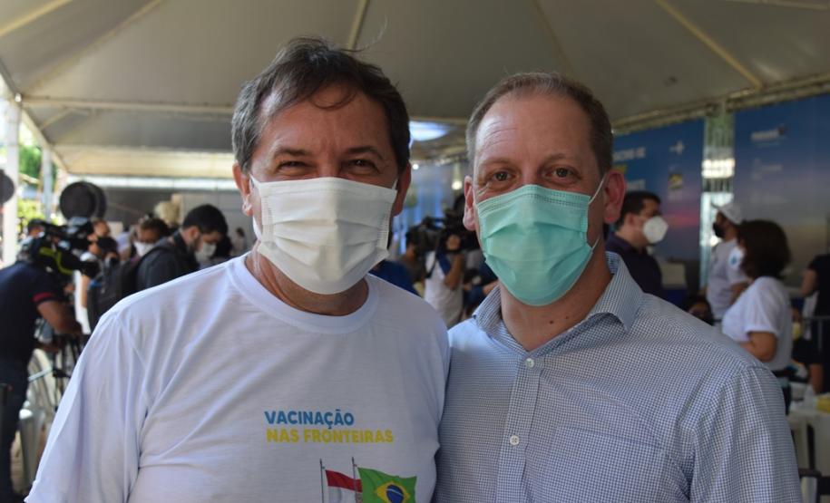 Paraná e Ministérios da Saúde do Brasil e Paraguai realizam testagem e vacinação na fronteira