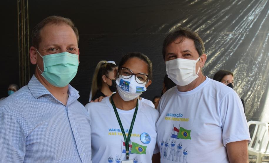 Paraná e Ministérios da Saúde do Brasil e Paraguai realizam testagem e vacinação na fronteira