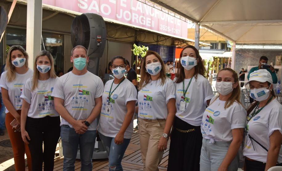 Paraná e Ministérios da Saúde do Brasil e Paraguai realizam testagem e vacinação na fronteira