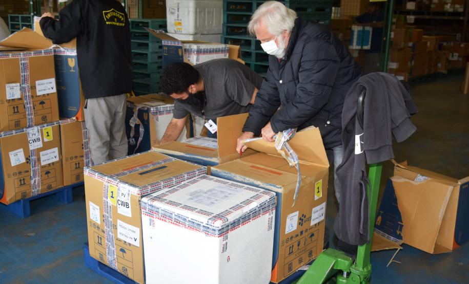 Semana inicia com a chegada de 161.460 novas doses de vacinas contra a Covid-19