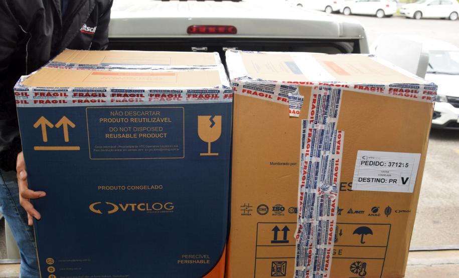 Estado recebe mais de 67,8 mil vacinas contra a Covid-19 nesta terça