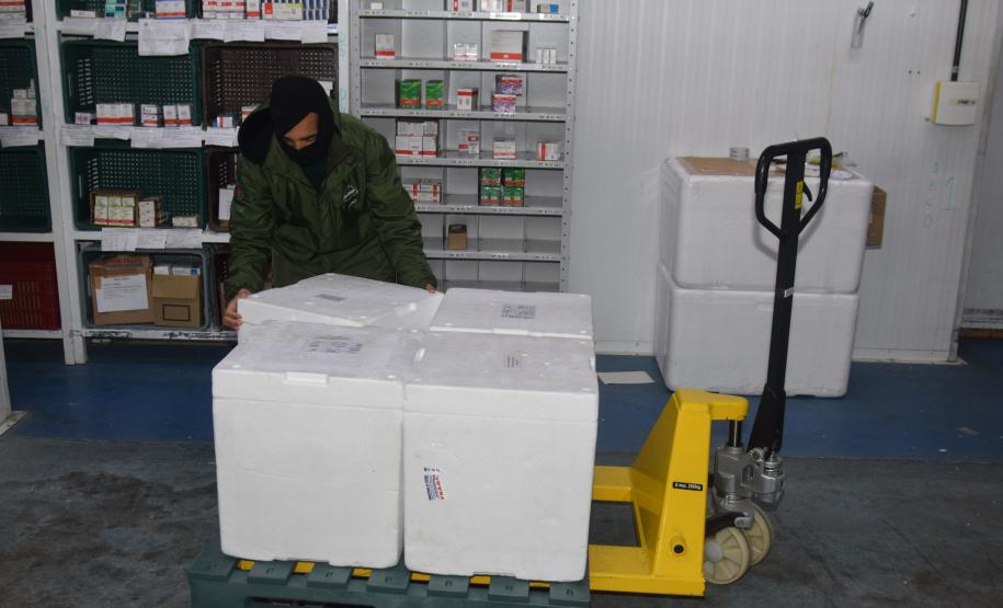 Estado recebe mais de 67,8 mil vacinas contra a Covid-19 nesta terça