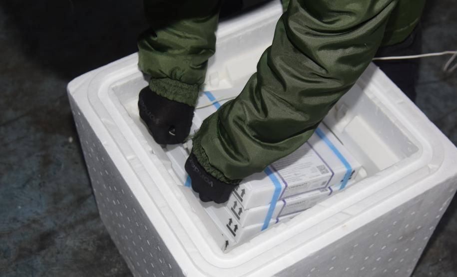 Estado recebe mais de 67,8 mil vacinas contra a Covid-19 nesta terça