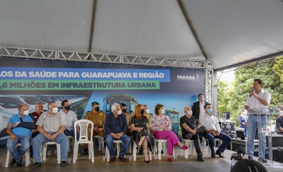 Governo entrega 67 veículos para Saúde de Guarapuava e Região