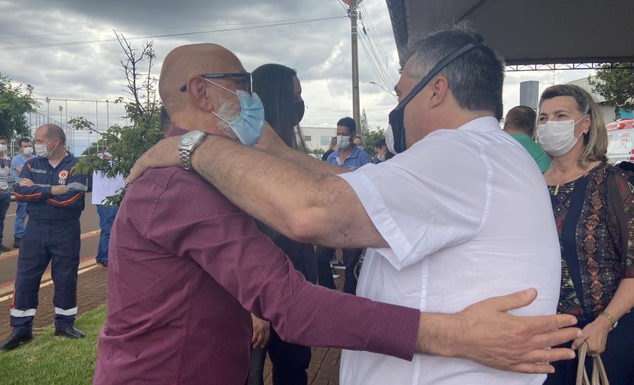 Secretário participa de inauguração da nova base do Samu e Centro de Especialidades em Corbélia