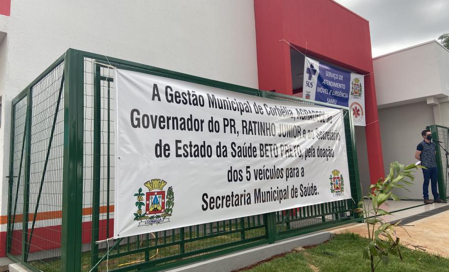 Secretário participa de inauguração da nova base do Samu e Centro de Especialidades em Corbélia