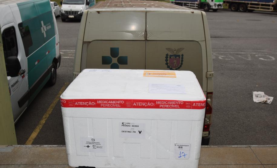 Saúde realiza distribuição de mais 176 mil doses aos municípios