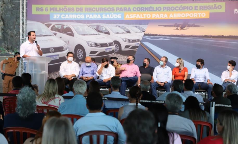Governo entrega 37 carros para a Saúde da Região de Cornélio Procópio