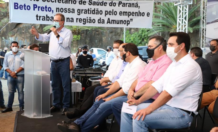 Governo entrega 37 carros para a Saúde da Região de Cornélio Procópio