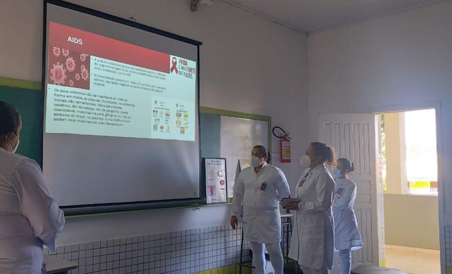Saúde realiza ações de conscientização contra a Aids
