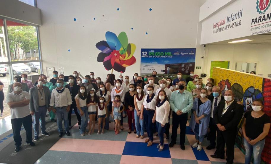 Hospital Infantil Waldemar Monastier comemora 12 anos e recebe mais de R$ 855 mil em equipamentos