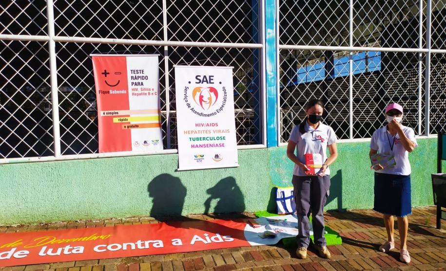 Saúde realiza ações de conscientização contra a Aids