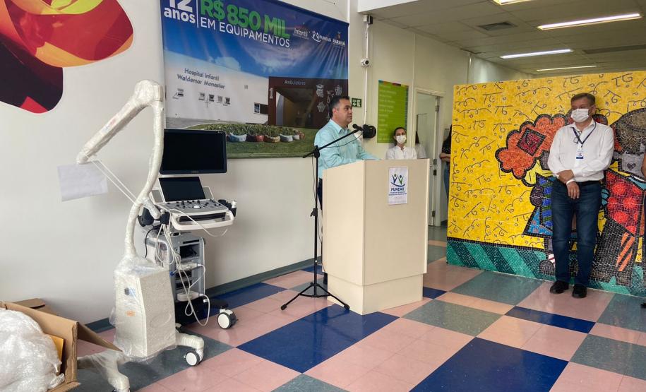 Hospital Infantil Waldemar Monastier comemora 12 anos e recebe mais de R$ 855 mil em equipamentos