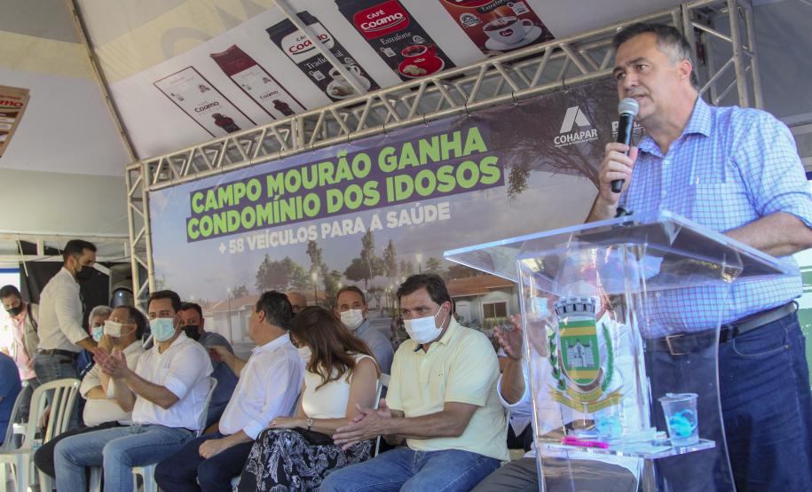 Governador entrega 58 carros para fortalecer a saúde na região de Campo Mourão
