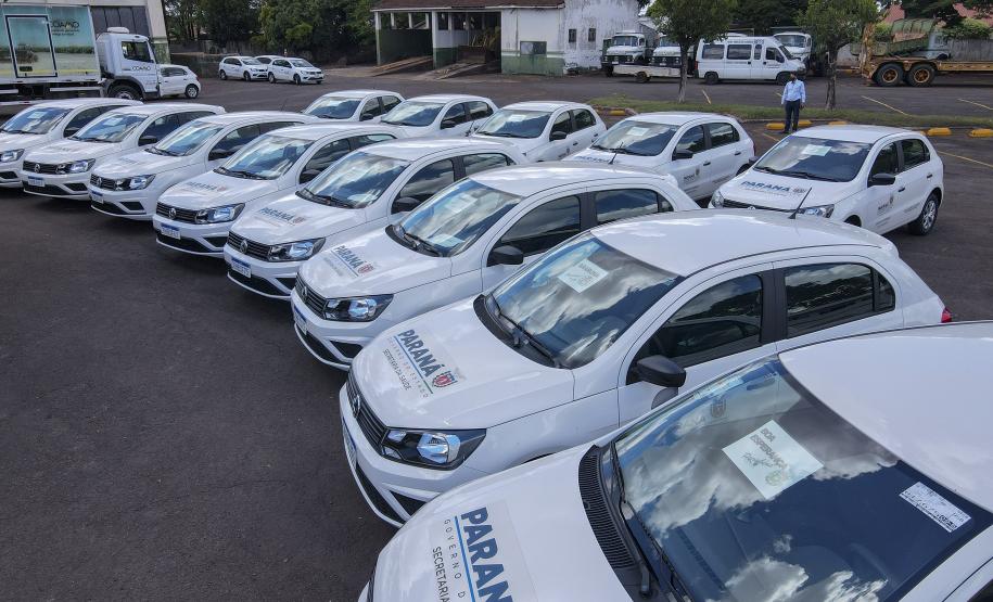 Governador entrega 58 carros para fortalecer a saúde na região de Campo Mourão