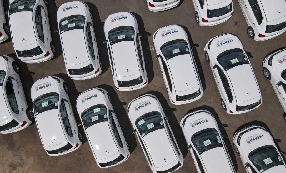 Governador entrega 58 carros para fortalecer a saúde na região de Campo Mourão